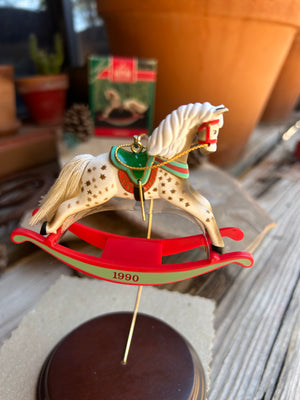 Hallmark Appaloosa Rocking Horse #10 Keepsake Ornament New in Box