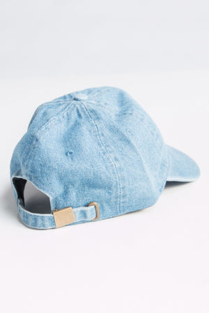 Denim Blue American Flag Cap