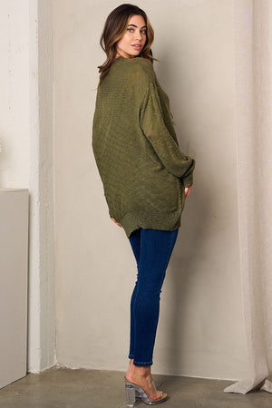 Tunic Lightweight Long Sleeve Sweater