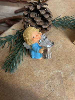 Hallmark Blue Angel Thimble #7 Keepsake Ornament New in Box