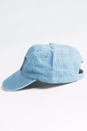 Denim Blue American Flag Cap