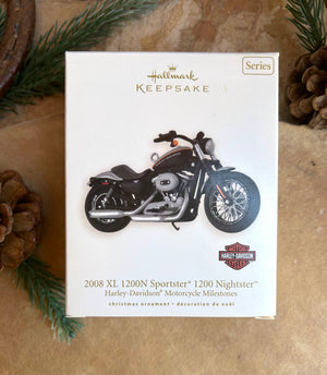 Harley Davidson Hallmark Ornament 2008 XL 1200N Sportster New in Box