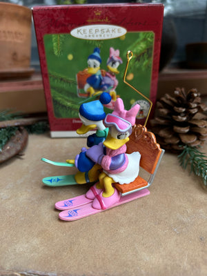 Hallmark Disney Donald Duck and Daisy Keepsake Ornament New in Box
