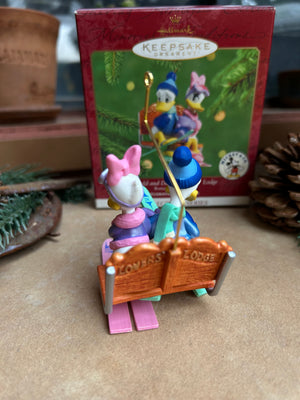 Hallmark Disney Donald Duck and Daisy Keepsake Ornament New in Box