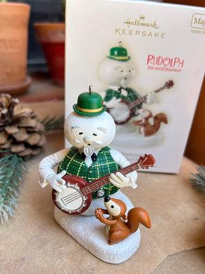 Keepsake ornament Sam the Snowman from the Rudolph the Red Nosed Reindeer Collection 