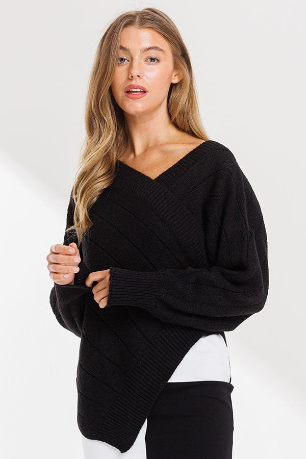 Wrap Design Sweater