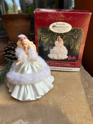 1997 Holiday Barbie Keepsake Christmas ornament with new in box