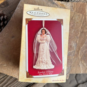 Open image in slideshow, Hallmark Keepsake Scarlett Ohara Bride Ornament 2004 Collection New in Box
