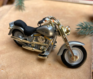 Hallmark Harley Davidson 1990 Fat Boy Keepsake Ornament New in Box
