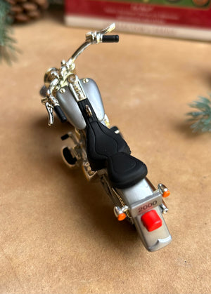 Hallmark Harley Davidson 1990 Fat Boy Keepsake Ornament New in Box