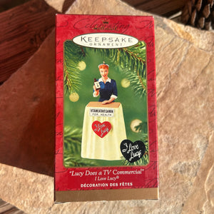 Open image in slideshow, Hallmark  &quot;I Love Lucy’ Commercial Keepsake Ornament New in Box
