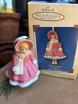 Hallmark Keepsake Ornament Madame Alexander features Amy March from the little women series of 2004 new in box
