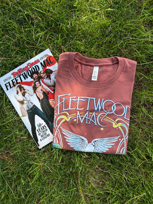 Fleetwood Mac DREAMS Mauve short sleeve Tee Shirt 