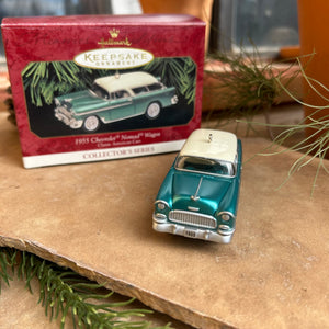 Open image in slideshow, Hallmark Keepsake 1955 Chevrolet Nomad Wagon New in Box
