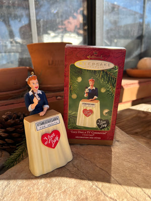 Hallmark  "I Love Lucy’ Commercial Keepsake Ornament New in Box