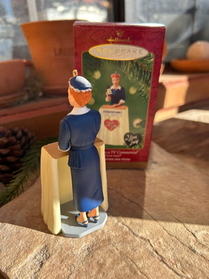 Hallmark  "I Love Lucy’ Commercial Keepsake Ornament New in Box