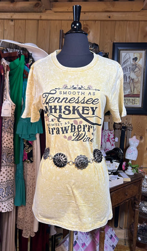 Western T-Shirt Tennessee Whiskey Taupe Tone