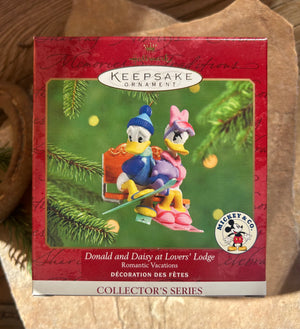 Hallmark Keepsake Disney Donald Duck and Daisy Ornament New in Box