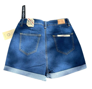 Denim High Rise Classic Shorts