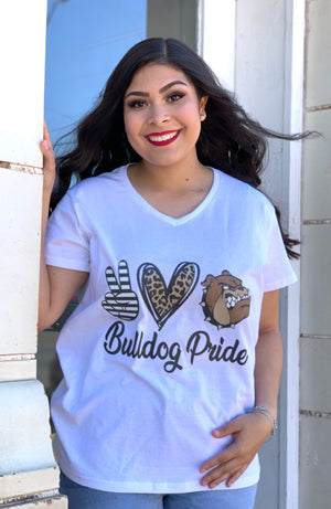 Bulldog Graphic Tee Shirt