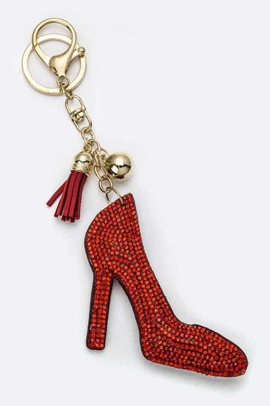 Red High Heel Keychain
