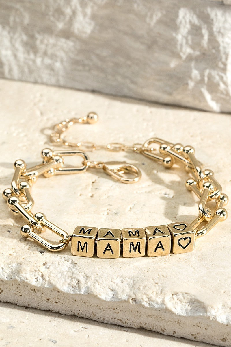 Mama Letter Bracelets