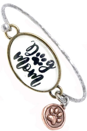 Open image in slideshow, Dog Mom Clasp Hook Bracelet
