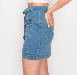 Denim Mini Skirt