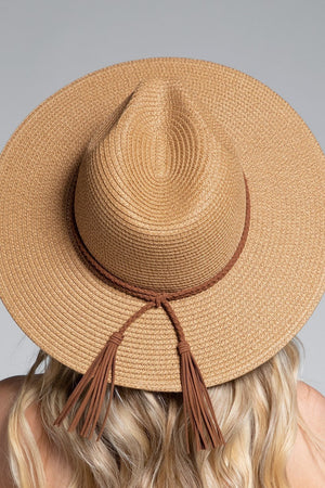 Open image in slideshow, Natural Bohemian-Western Panama Hat
