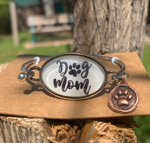 Dog Mom Clasp Hook Bracelet