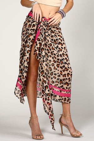 Open image in slideshow, Leopard Scarf/Wrap
