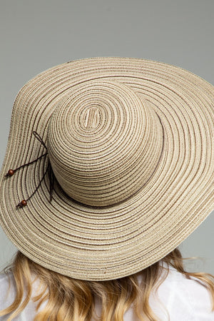 Open image in slideshow, Bohemian Floppy Hat Cinnamon Summer-Fall Design
