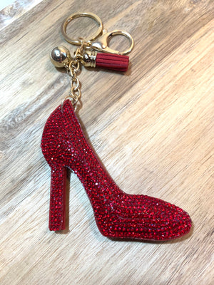 Red High Heel Keychain