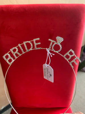 Bride to be Rhinestone  Crown