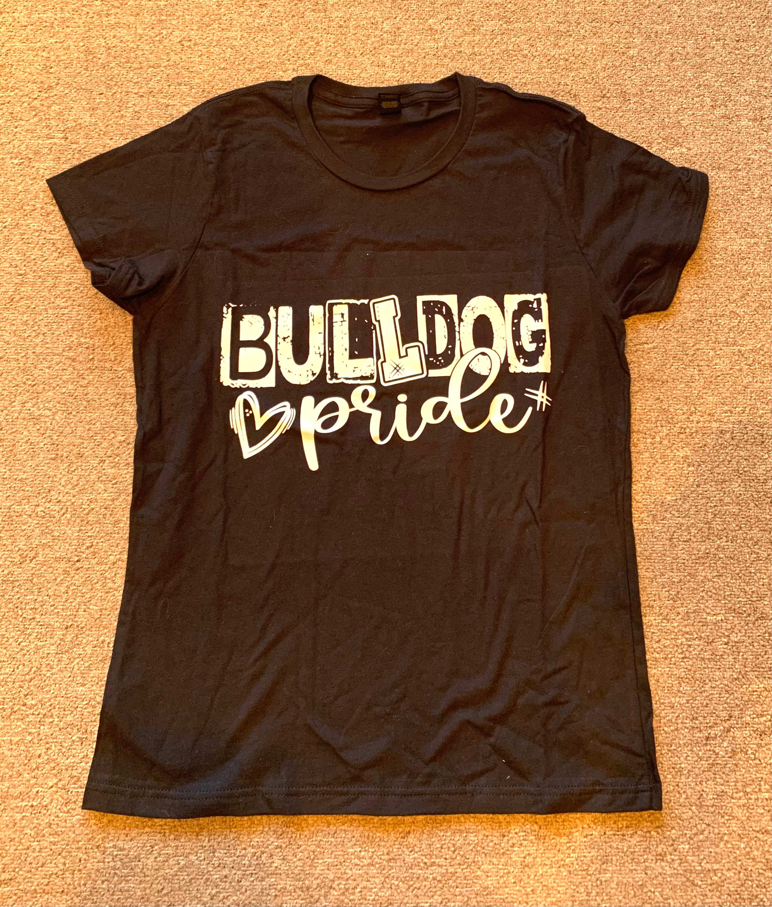 Bulldog Black Tee Shirt