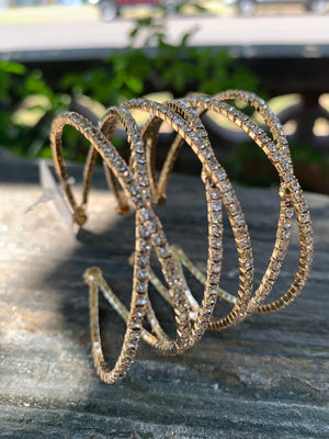 Rhinestone Statement Cuff