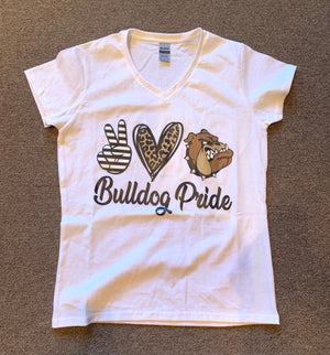 Open image in slideshow, Bulldog Graphic Tee Shirt
