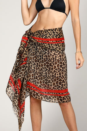 Open image in slideshow, Leopard Scarf/Wrap
