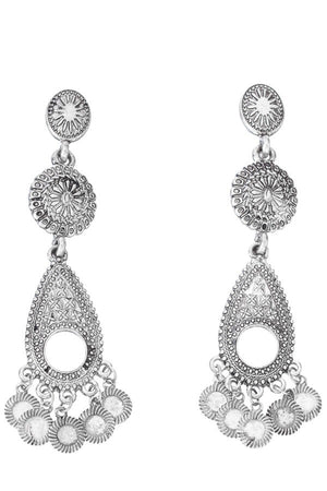 Open image in slideshow, Bohemian Design Drop Earrings
