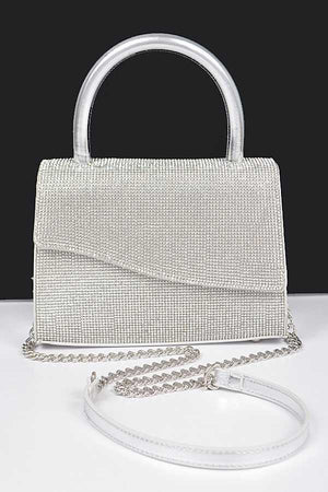 Open image in slideshow, Special Occasion Rhinestone Mini Handbag
