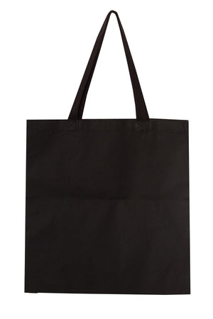 Black Rhinestone Canvas Birthday Tote Bag