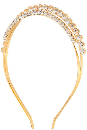 Open image in slideshow, Grecian Goldtone Gemstone  Headband

