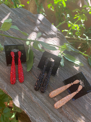 Rhinestone Drop Earrings