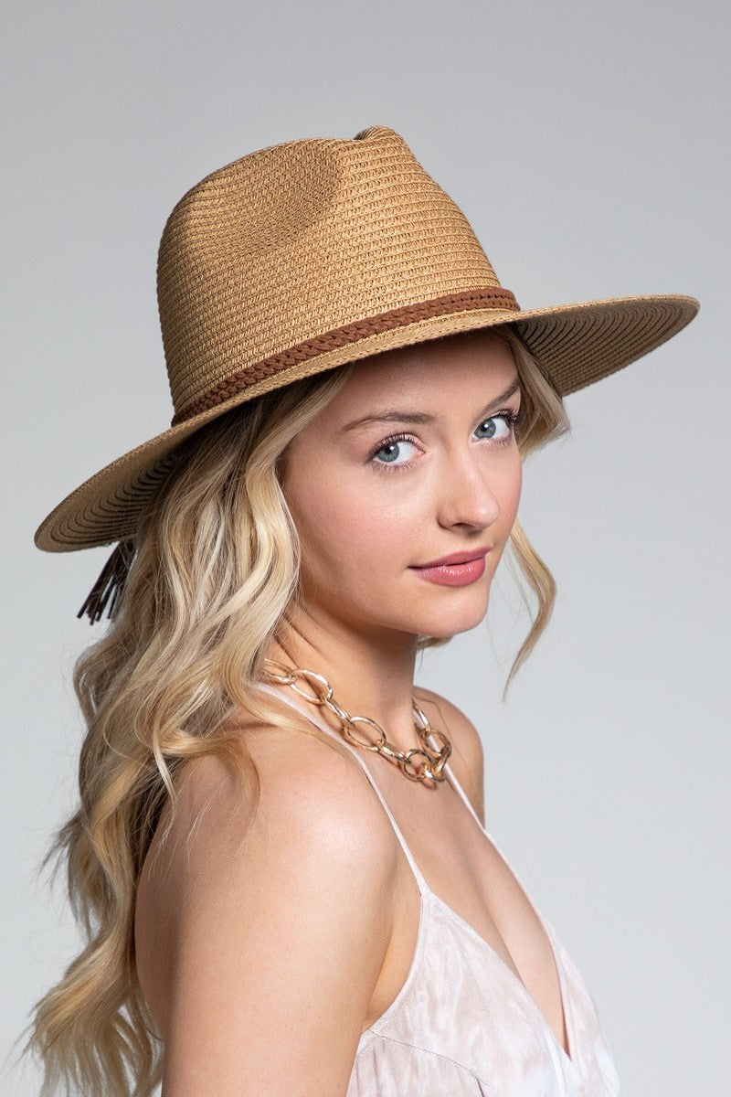 Natural Bohemian-Western Panama Hat