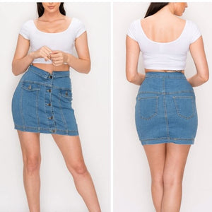 Denim Mini Skirt